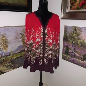 DANA BUCHMAN blouse size 14